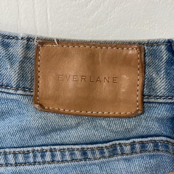 Everlane The Curvy Cheeky Jean High Rise Straight Leg Light Wash Denim Size 27 - Picture 7 of 11